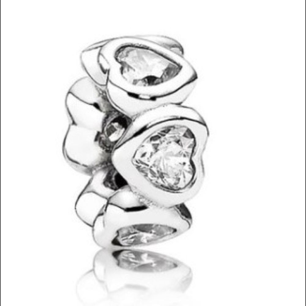 Pandora In My Heart Spacer with CZ